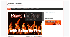 Desktop Screenshot of jasonkanigan.com